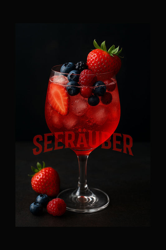Der Sommercocktail vom Seeräuber mit Erdbeeren und dem Seeräuber Lemberger Gin