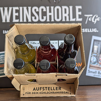 Weinregal vom Seeräuber aufgestellt