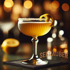 Entdecke den klassischen Sidecar Cocktail mit Seeräuber Brandy XO