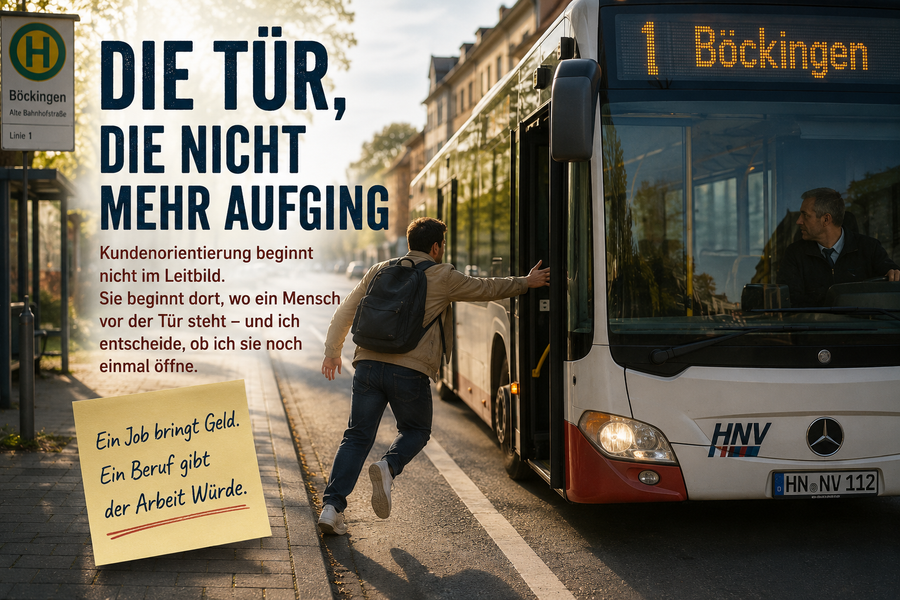 Kundenorientierung im Nahverkehr: Wenn die Tür geschlossen bleibt