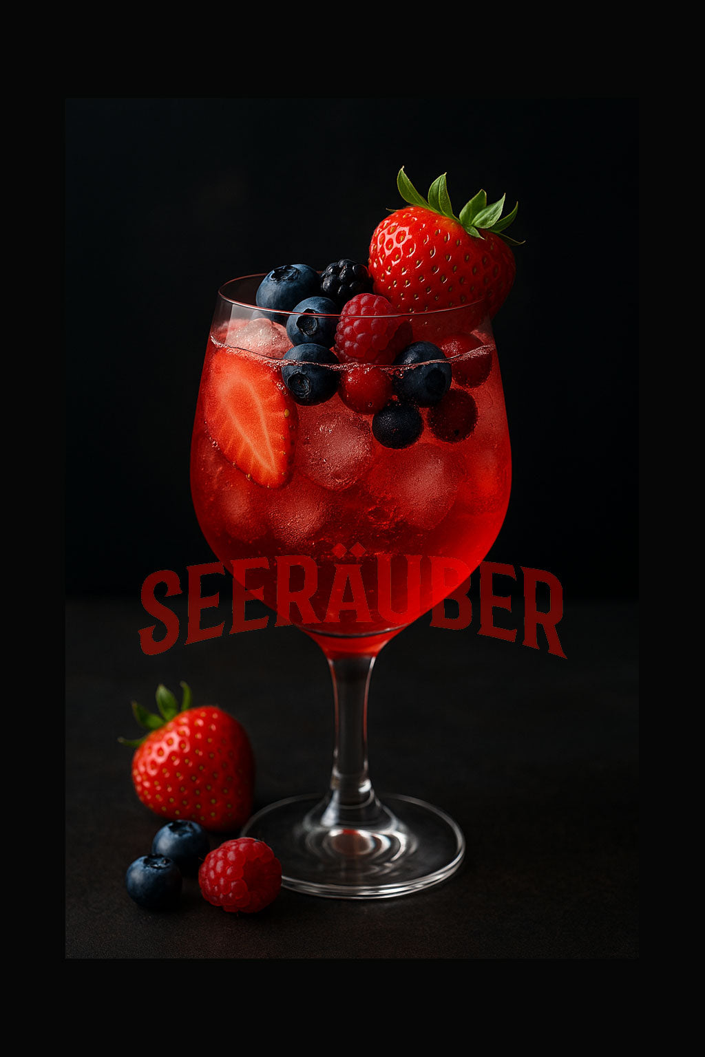 Der Sommercocktail vom Seeräuber mit Erdbeeren und dem Seeräuber Lemberger Gin