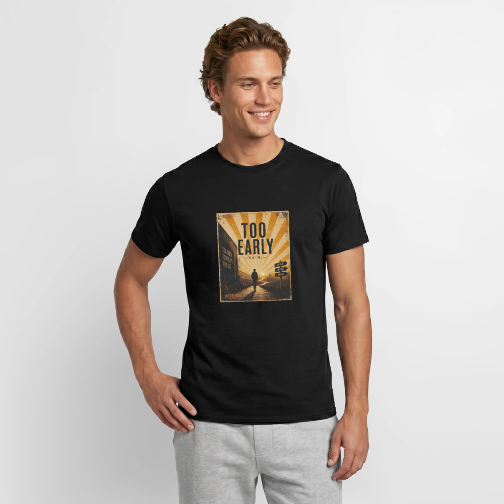 Männer T-Shirt - Schwarz