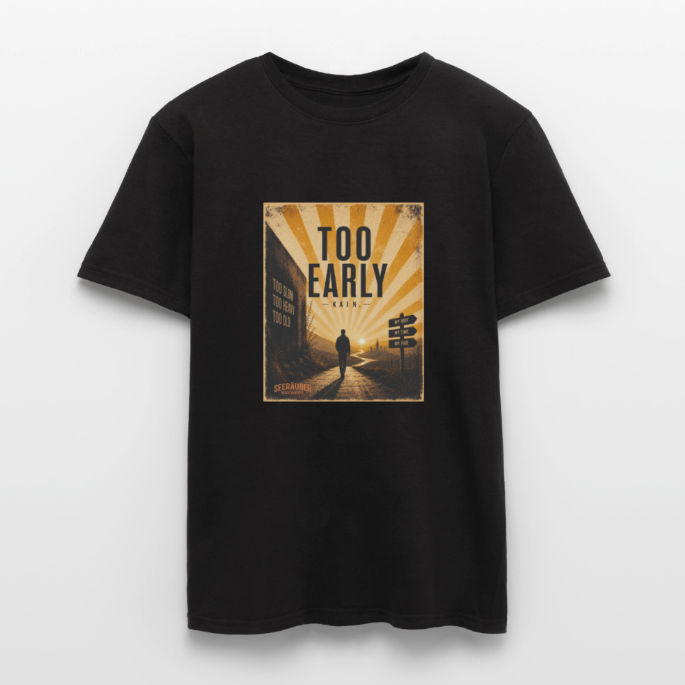 Männer T-Shirt - Schwarz
