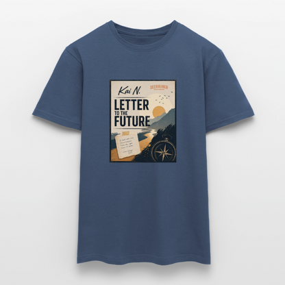 Männer T-Shirt - Dunkles Denimblau