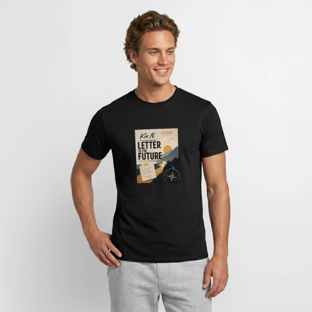 Männer T-Shirt - Schwarz