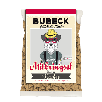 Bunter Hund Likör und Leckerli als Mitbringsel