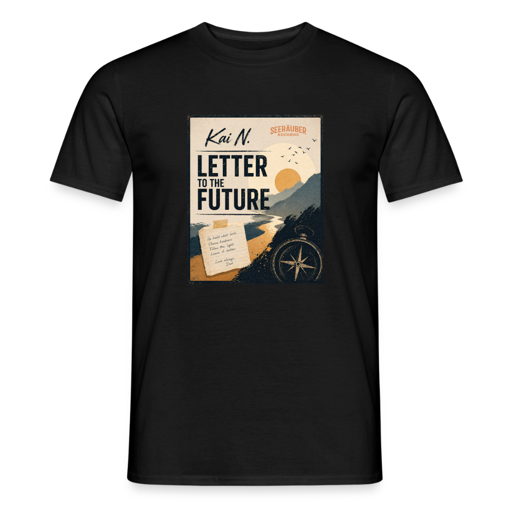 Letter to the Future T-Shirt von Kai N. mit Plattencover-Frontprint