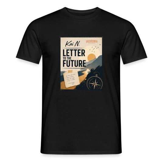 Letter to the Future T-Shirt von Kai N. mit Plattencover-Frontprint