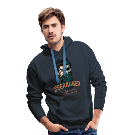 Hoodie für echte Seeräuber | Im Kopf rebellisch, im Herzen gesellig - Navy