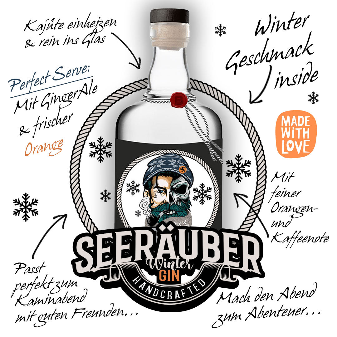 Eine Beschreibung unseres Winter Gin. Wie schmeckt er und mit wem sollte man ihn genießen.