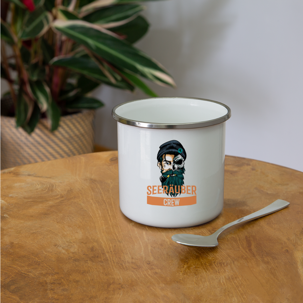 Die Seeräuber Crew-Tasse - weiß